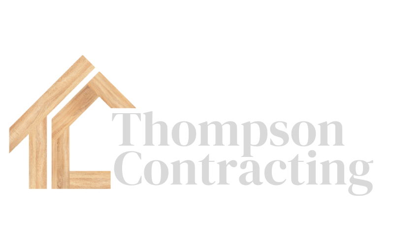 Thompson Contracting logo with name